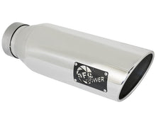 Load image into Gallery viewer, aFe Catback aFe MACH Force-XP 409 SS Exhaust Tip 4in In x 6in Out x 18in L Bolt-On Right