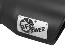 Load image into Gallery viewer, aFe Catback aFe Power Gas Exhaust Tip Black- 3 in In x 4.5 out X 9 in Long Bolt On (Black)