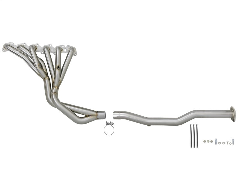 aFe Headers & Manifolds aFe Power Twisted Steel Long Tube Header & Connection Pipes 01-16 Nissan Patrol (Y61) V8-4.8L