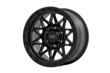 Load image into Gallery viewer, Rough Country 78 Series Wheel | Simulated Beadlock | Black | 17x8.5 | 5x5 | +0mm