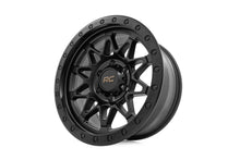 Load image into Gallery viewer, Rough Country 78 Series Wheel | Simulated Beadlock | Black | 18x9 | 5x5 | -12mm