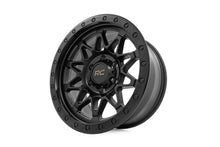 Load image into Gallery viewer, Rough Country 78 Series Wheel | Simulated Beadlock | Black | 17x8.5 | 5x5 | +0mm