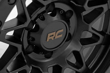 Load image into Gallery viewer, Rough Country 78 Series Wheel | Simulated Beadlock | Black | 17x8.5 | 5x5 | +0mm