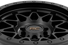Load image into Gallery viewer, Rough Country 78 Series Wheel | Simulated Beadlock | Black | 17x8.5 | 6x5.5 | +0mm