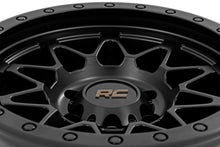 Load image into Gallery viewer, Rough Country 78 Series Wheel | Simulated Beadlock | Black | 18x9 | 5x5 | 0mm