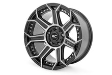Load image into Gallery viewer, Rough Country 89 Series Wheel | One-Piece | Black Machined Gun Metal | 17x9 | 5x4.5 | -12mm