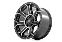 Load image into Gallery viewer, Rough Country 89 Series Wheel | One-Piece | Black Machined Gun Metal | 17x9 | 5x5 | -12mm