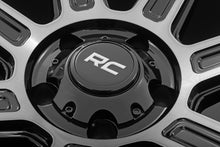 Load image into Gallery viewer, Rough Country 89 Series Wheel | One-Piece | Black Machined Gun Metal | 17x9 | 6x5.5 | -12mm