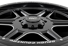 Load image into Gallery viewer, Rough Country 92 Series Wheel | Machined One-Piece | Gloss Black | 18x9 | 5x5 | +0mm