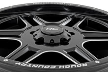 Load image into Gallery viewer, Rough Country 92 Series Wheel | Machined One-Piece | Gloss Black | 20x9 | 5x5.5 | +0mm