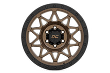 Load image into Gallery viewer, Rough Country 78 Series Wheel | Simulated Beadlock | Bronze/Black | 17x8.5 | 5x5 | +0mm