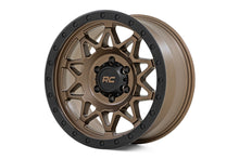 Load image into Gallery viewer, Rough Country 78 Series Wheel | Simulated Beadlock | Bronze/Black | 17x8.5 | 5x4.5 | +0mm