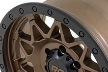 Load image into Gallery viewer, Rough Country 78 Series Wheel | Simulated Beadlock | Bronze/Black | 17x8.5 | 5x4.5 | +0mm