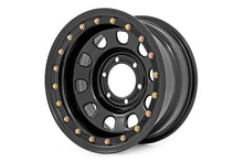 Load image into Gallery viewer, Steel Simulated Bead Lock Wheel | Black | 15x10 | 5x4.5 | 3.30 Bore | -39