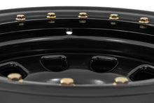 Load image into Gallery viewer, Steel Simulated Bead Lock Wheel | Black | 16x8 | 6x5.5 | 4.25 Bore | -12