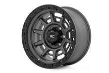 Load image into Gallery viewer, Rough Country 85 Series Wheel | Simulated Beadlock | Gunmetal Gray/Black | 17x9 | 6x5.5 |+25mm