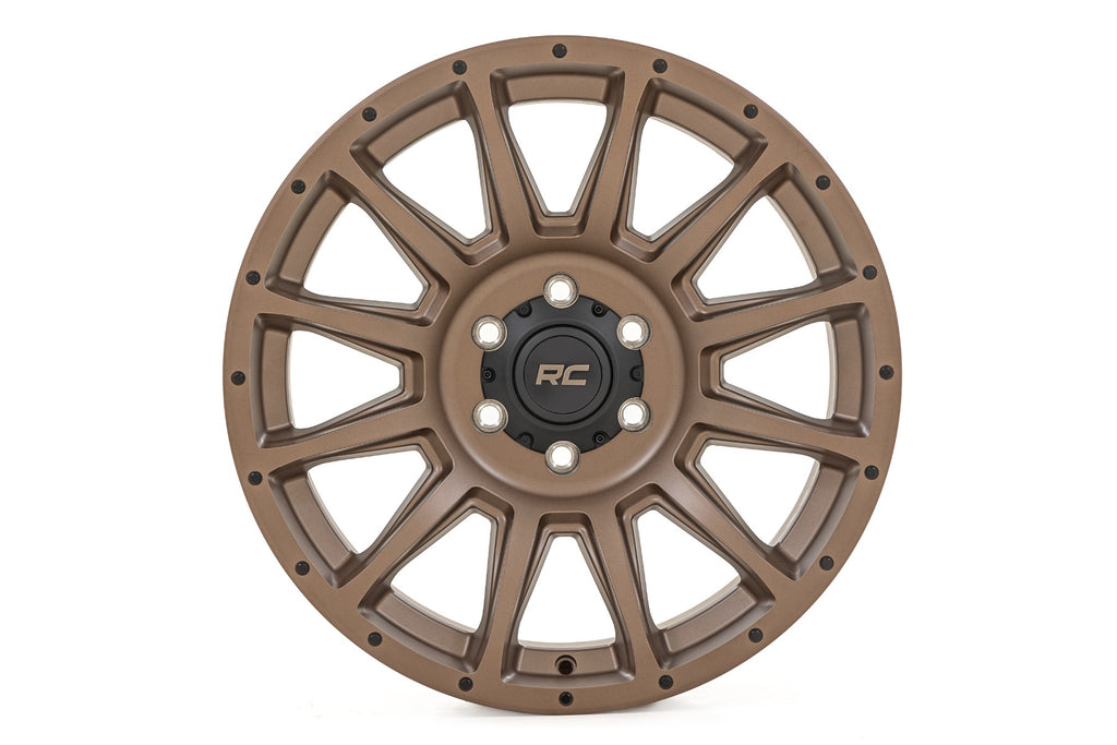 Rough Country 90 Series Wheel | One-Piece | Bronze | 20x9 | 6x5.5 | -12mm