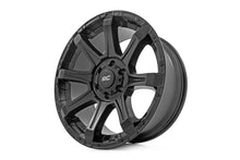 Load image into Gallery viewer, Rough Country 81 Series Wheel | One-Piece | Semi Gloss Black | 20x10 | 6x5.5 | -25mm