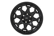 Load image into Gallery viewer, Rough Country 80 Series Wheel | One-Piece | Semi Gloss Black | 20x9 | 6x5.5 | 0mm