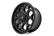 Load image into Gallery viewer, Rough Country 80 Series Wheel | One-Piece | Semi Gloss Black | 20x10 | 5x5 | -19mm