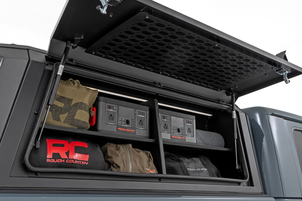 Bed Cap Side Shelf Storage Bin | Passengers Side | Jeep Gladiator JT (20-25)
