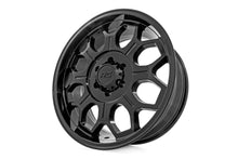 Load image into Gallery viewer, Rough Country 77 Series Wheel | One-Piece | Semi Gloss Black | 20x10 | 6x5.5 | -25mm