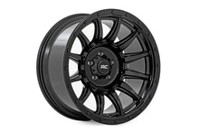 Load image into Gallery viewer, Rough Country 90 Series Wheel | One-Piece | Gloss Black | 18x9 | 6x5.5 | -12mm