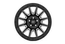 Load image into Gallery viewer, Rough Country 90 Series Wheel | One-Piece | Gloss Black w/machined spokes | 20x10 | 6x5.5 | -19mm
