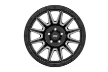 Load image into Gallery viewer, Rough Country 90 Series Wheel | One-Piece | Gloss Black w/machined spokes | 18x9 | 6x5.5 | 0mm