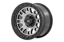 Load image into Gallery viewer, Rough Country 82 Series Wheel | One-Piece | Machined Semi Gloss Black | 17x9 | 5x5 | -12mm