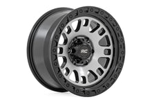 Load image into Gallery viewer, Rough Country 82 Series Wheel | One-Piece | Machined Semi Gloss Black | 18x9 | 6x5.5 | -12mm
