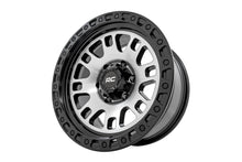 Load image into Gallery viewer, Rough Country 82 Series Wheel | One-Piece | Machined Semi Gloss Black | 17x9 | 6x5.5 | -12mm
