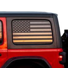 Load image into Gallery viewer, American Flag Window Graphic for Wrangler | Set of 2