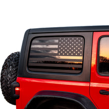 Load image into Gallery viewer, American Flag Window Graphic for Wrangler | Set of 2