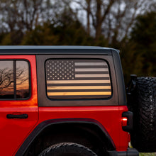 Load image into Gallery viewer, American Flag Window Graphic for Wrangler | Set of 2