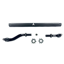 Load image into Gallery viewer, Apex Chassis Steering Drag Link Apex Chassis Heavy Duty 2.5 Ton No Flip Drag Link Assembly in Black Anodized Aluminum Fits: 19-22 Jeep Gladiator JT 18-22 Jeep Wrangler JL/JLU. Note: This NO-FLIP kit fits a Dana 44 &amp; Dana 30 axles with a lift of 4.5 inches or less - Apex Chassis - KIT124