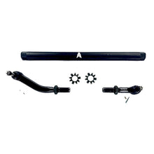 Load image into Gallery viewer, Apex Chassis Steering Drag Link Apex Chassis Heavy Duty 2.5 Ton No Flip Drag Link Assembly in Black Anodized Aluminum Fits: 19-22 Jeep Gladiator JT 18-22 Jeep Wrangler JL/JLU. Note: This NO-FLIP kit fits Dana 44 &amp; Dana 30 axles with a lift of 4.5 inches or less - Apex Chassis - KIT123