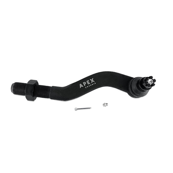 Apex Chassis Steering Tie Rod Apex Chassis Heavy Duty 2.5 Ton Tie Rod Assembly in Black Anodized Aluminum Fits 19-22 Jeep Gladiator JT 18-22 Jeep Wrangler JL/JLU Rubicon Mohave Sahara Sport - Apex Chassis - KIT121