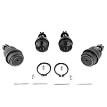 Load image into Gallery viewer, Apex Chassis Suspension Ball Joint Apex Chassis Heavy Duty Ball Joint Kit Fits: 07-18 Jeep Wrangler JK  99-04 Jeep Grand Cherokee Includes: 2 Upper &amp; 2 Lower - Apex Chassis - KIT102