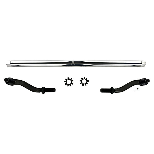 Apex Chassis Steering Tie Rod Apex Chassis Heavy Duty JK 2.5 Ton Heavy Duty Tie Rod Assembly in Polished Aluminum. Fits: 07-18 Jeep Wrangler JK JKU Rubicon Sahara Sport - Apex Chassis - KIT141