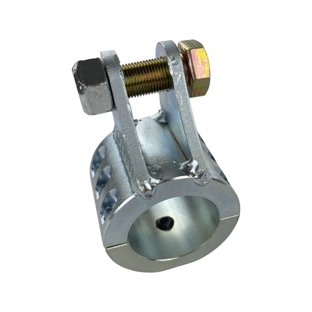 Apex Chassis HD Steering Apex Chassis Heavy Duty Stabilizer Clamp Double Shear Hydro Assist  Zinc 1.75 Inch ID - Apex Chassis - DC113