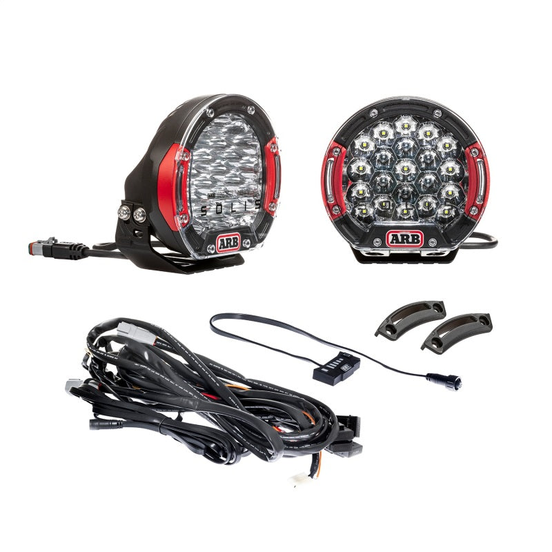 ARB Driving Lights ARB Intensity SOLIS 21 1 Spot 1 Flood Kit With Loom