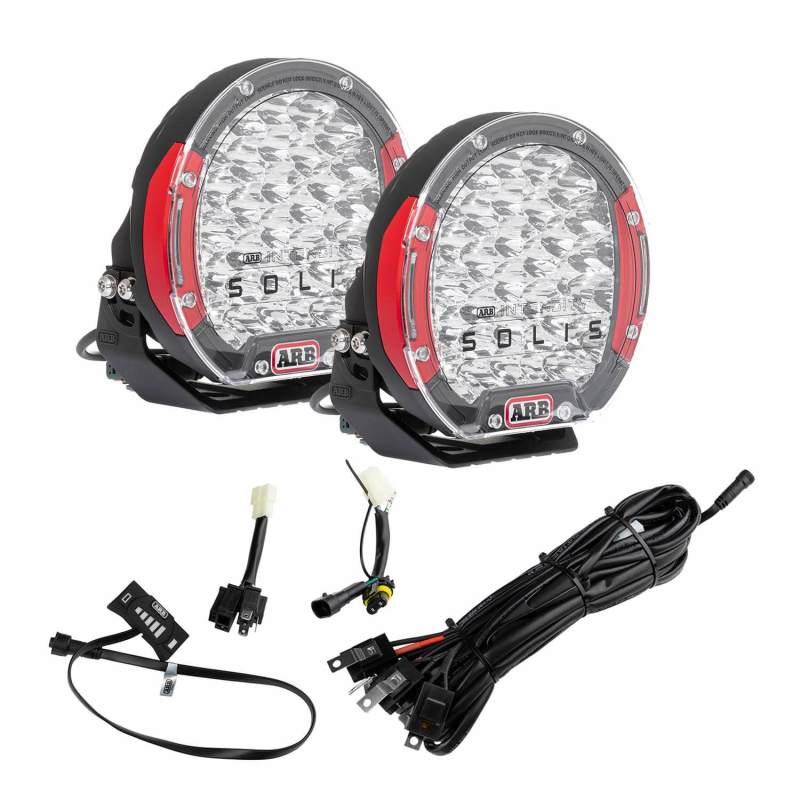 ARB Driving Lights ARB Intensity SOLIS 36 1 Spot 1 Flood Kit With Loom