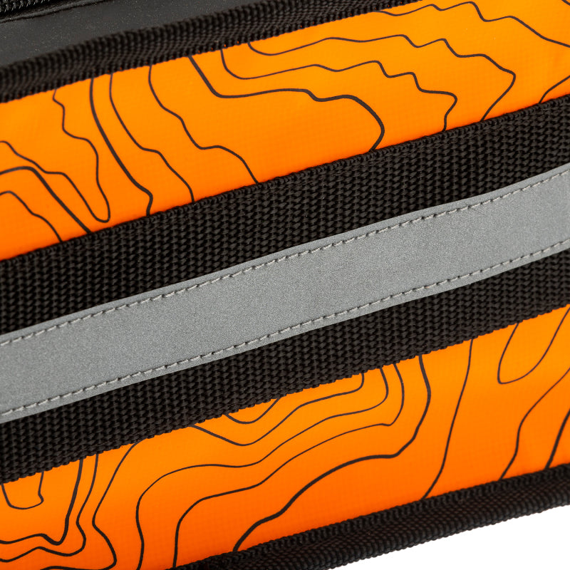 ARB Tow Straps ARB Micro Recovery Bag Orange/Black Topographic Styling PVC Material