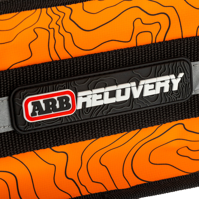 ARB Tow Straps ARB Micro Recovery Bag Orange/Black Topographic Styling PVC Material