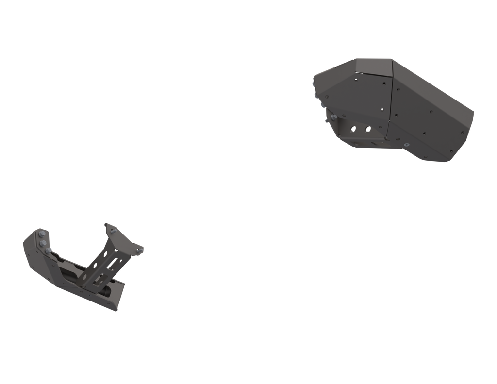 Artec Industries Rear Bumpers 07-Up Jeep Wranger/Gladiator High Clearance Rear Bumper Corner Pods Boatside Cut Raw Steel - Artec Industries - JT0120