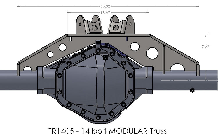 Artec Industries Axle Truss 14 Bolt Modular Truss Artec Industries - Artec Industries - TR1405