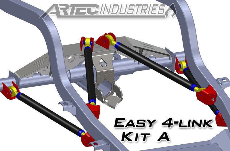 Artec Industries Four Link Kits Easy 4 Link Kit A Tube 7/8 Inch and 1.25 Inch Rod Ends Artec Industries - Artec Industries - LK0001