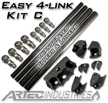 Load image into Gallery viewer, Artec Industries Four Link Kits Easy 4 Link Kit C Tube 7/8 Inch and 1.25 Inch Rod Ends Artec Industries - Artec Industries - LK0021