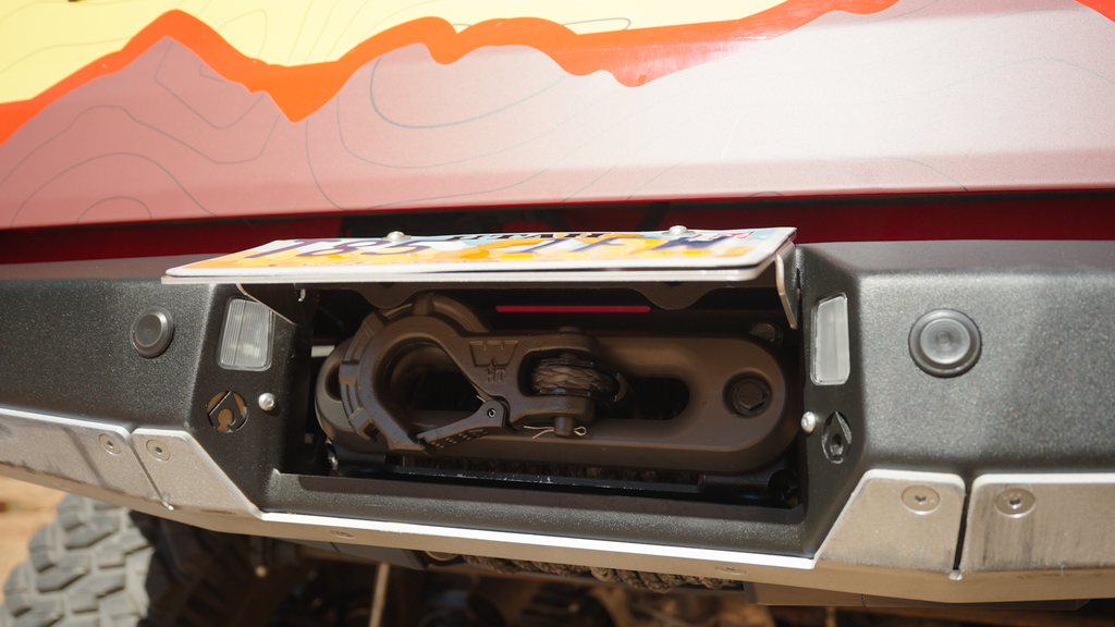 Artec Industries Rear Bumpers Jeep High Clearance Rear Bumper Winch Fairlead Mounting Bracket - Artec Industries - JT0130